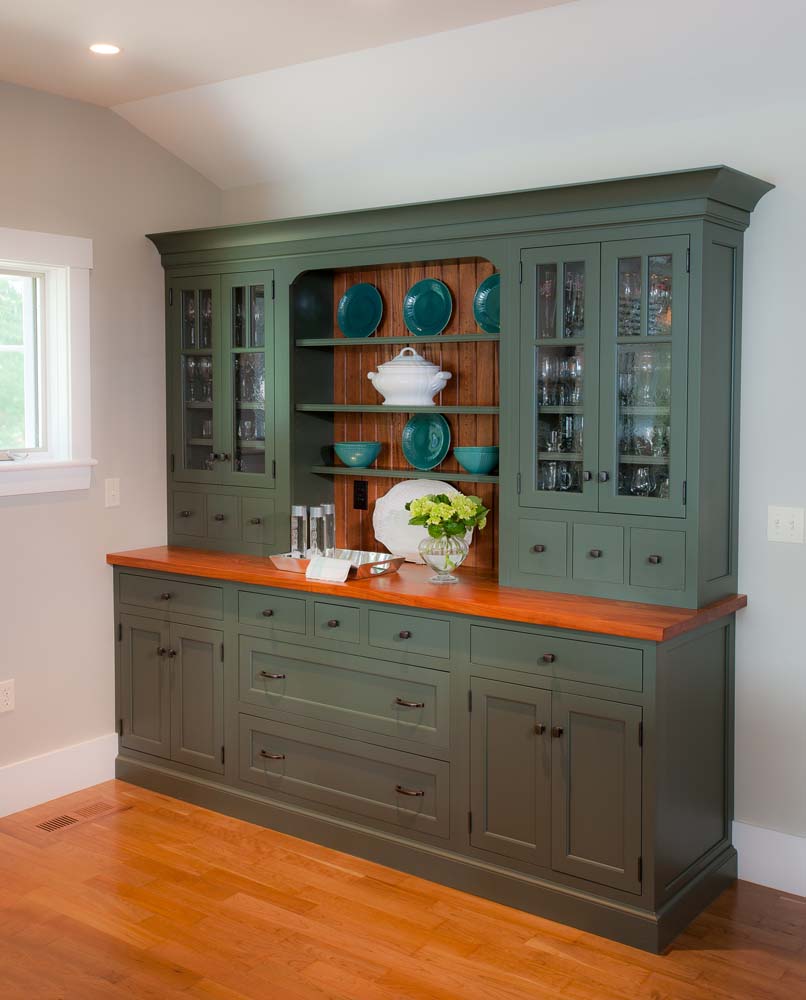 Custom pantry cabinet handcrafted by Crown Point Cabinetry