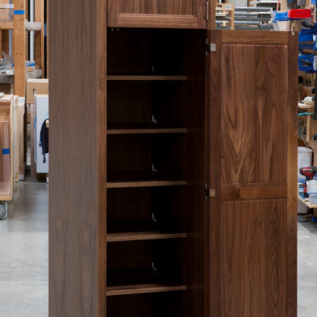 Tall Cabinet With No Mid Rail - Bottom Door Open