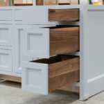 Vanity cabinet - Right Drawer Bank