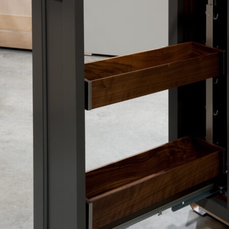 Two Drawer Base - Pan Storage and Pull Out - Pull Out Detail