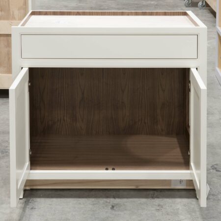 Base Cabinet with Pet Entrance - Doors Open