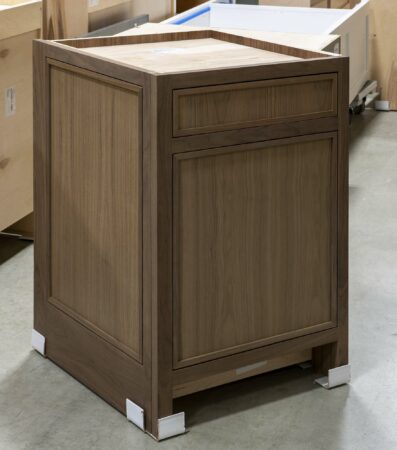 Base Cabinet with Mat-Protected Rollouts - Left Side