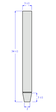 Tapered Post C