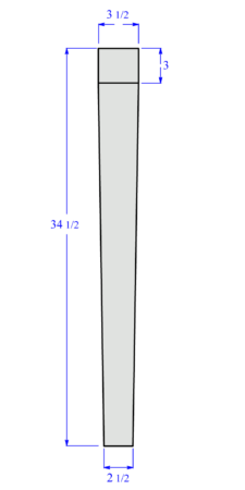 Tapered Post E